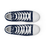 CROWN BIG TIME NAVY Men’s high top canvas shoes