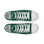 CROWN BIG TIME GREEN Men’s high top canvas shoes