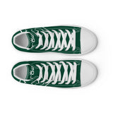 CROWN BIG TIME GREEN Men’s high top canvas shoes