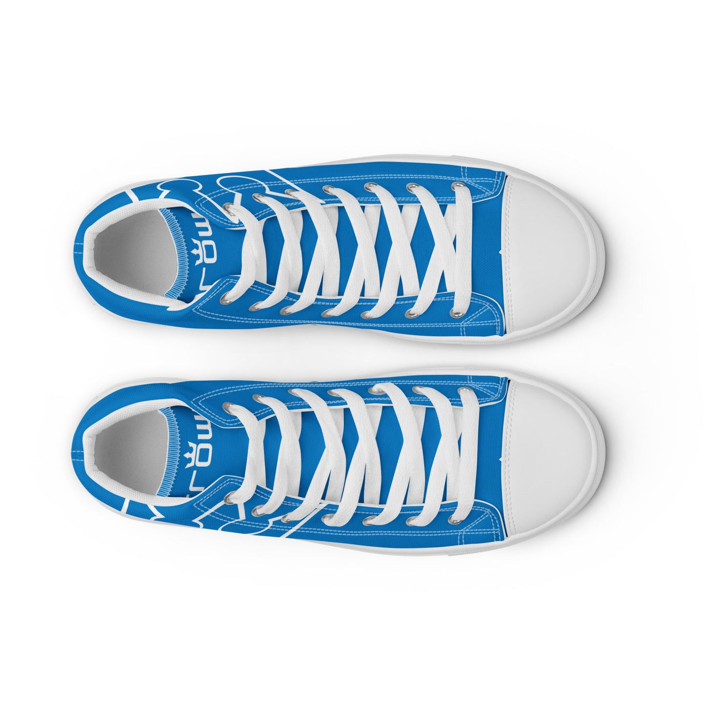 CROWN BIG TIME BLUE Men’s high top canvas shoes