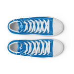 CROWN BIG TIME BLUE Men’s high top canvas shoes