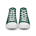 CROWN BIG TIME GREEN Men’s high top canvas shoes