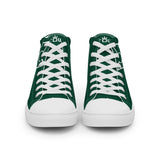 CROWN BIG TIME GREEN Men’s high top canvas shoes