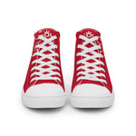 CROWN BIG TIME RED Men’s high top canvas shoes