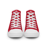 CROWN BIG TIME RED Men’s high top canvas shoes