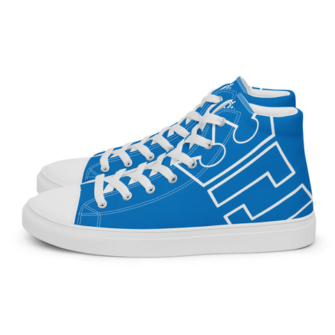 CROWN BIG TIME BLUE Men’s high top canvas shoes