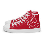 CROWN BIG TIME RED Men’s high top canvas shoes