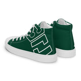 CROWN BIG TIME GREEN Men’s high top canvas shoes