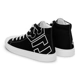 CROWN BIG TIME BLACK Men’s high top canvas shoes