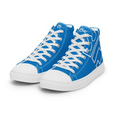 CROWN BIG TIME BLUE Men’s high top canvas shoes