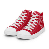 CROWN BIG TIME RED Men’s high top canvas shoes