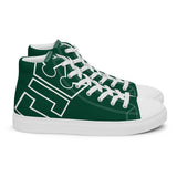 CROWN BIG TIME GREEN Men’s high top canvas shoes