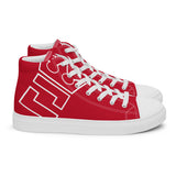 CROWN BIG TIME RED Men’s high top canvas shoes