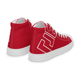 CROWN BIG TIME RED Men’s high top canvas shoes