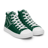 CROWN BIG TIME GREEN Men’s high top canvas shoes