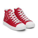 CROWN BIG TIME RED Men’s high top canvas shoes