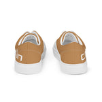 CROWN 2 TONE TAN Men’s lace-up canvas shoes