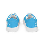 CROWN 2 TONE BLUE Men’s lace-up canvas shoes