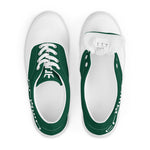 CROWN 2 TONE GREEN Men’s lace-up canvas shoes