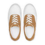 CROWN 2 TONE TAN Men’s lace-up canvas shoes