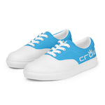 CROWN 2 TONE BLUE Men’s lace-up canvas shoes