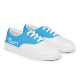 CROWN 2 TONE BLUE Men’s lace-up canvas shoes