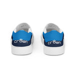 CROWN DOUBLE BLUE Men’s slip-on canvas shoes