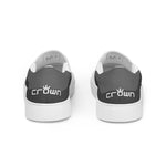 CROWN DOUBLE GRAY Men’s slip-on canvas shoes