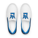 CROWN DOUBLE BLUE Men’s slip-on canvas shoes