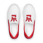 CROWN DOUBLE RED Men’s slip-on canvas shoes