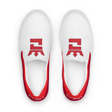 CROWN DOUBLE RED Men’s slip-on canvas shoes