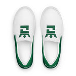 CROWN DOUBLE GREEN Men’s slip-on canvas shoes