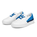 CROWN DOUBLE BLUE Men’s slip-on canvas shoes