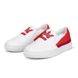 CROWN DOUBLE RED Men’s slip-on canvas shoes