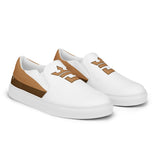 CROWN DOUBLE TAN Men’s slip-on canvas shoes