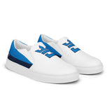 CROWN DOUBLE BLUE Men’s slip-on canvas shoes