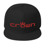 CROWN RED TITLE Snapback Hat