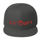 CROWN RED TITLE Snapback Hat