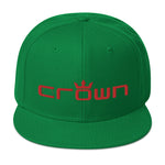 CROWN RED TITLE Snapback Hat