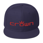 CROWN RED TITLE Snapback Hat