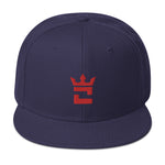 CROWN RED EMBLEM Snapback Hat