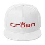 CROWN RED TITLE Snapback Hat