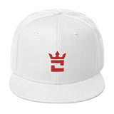 CROWN RED EMBLEM Snapback Hat