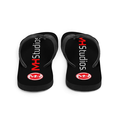 MH STUDIOS BLACK Flip-Flops