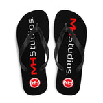 MH STUDIOS BLACK Flip-Flops