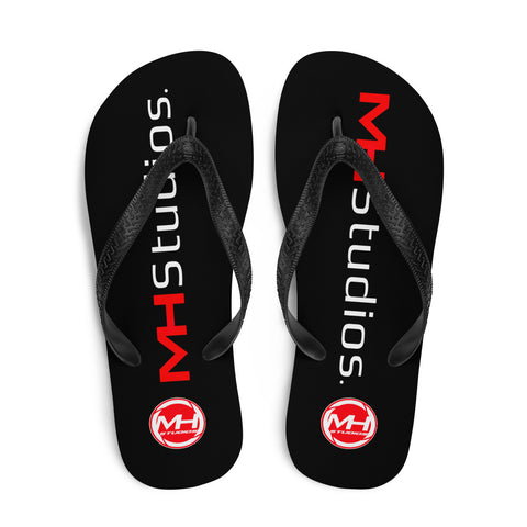 MH STUDIOS BLACK Flip-Flops