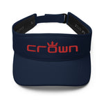 CROWN RED TITLE Visor